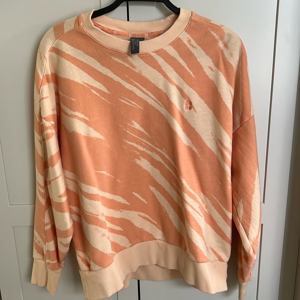 Like New Sweaty Betty Orange Tiger Sweat-shirt - L